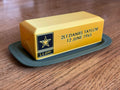 Custom Butter Bar Desk Display | Personalized 2LT, O1, or Ensign Gift | Military Officer Promotion Gift